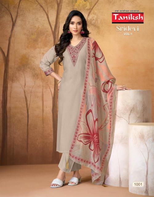 Taniksh sridevi vol 1 straight kurti wholesale